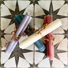 Load image into Gallery viewer, Rustic Pink Dinner Candles
